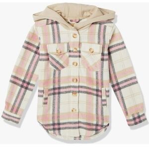 New Blanknyc Hooded Shacket Big Girl